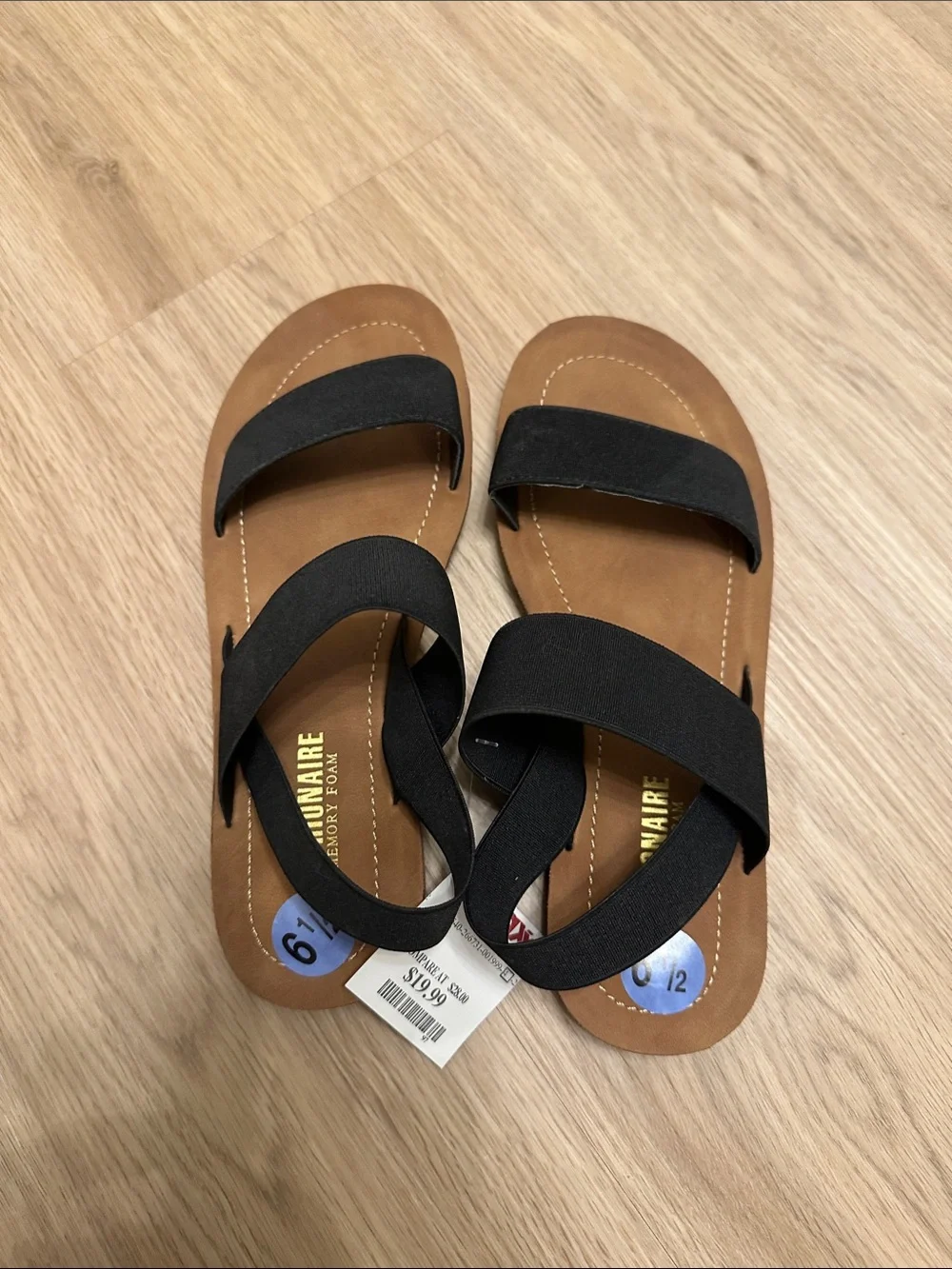 Black sandals brand new